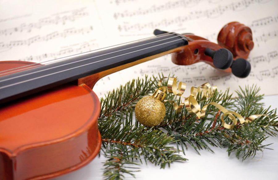 Holiday music abounds